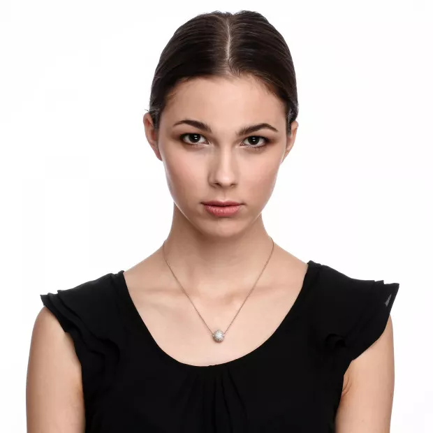 Orphelia Silver Chain With Pendant ZH-7235/RG