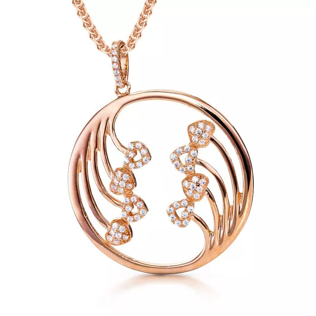 orphelia Silver Chain With Pendant ZH-7238