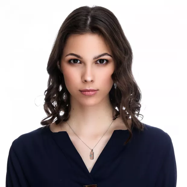 Orphelia Silver Chain With Pendant ZH-7283