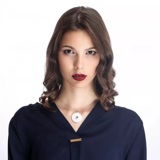 Orphelia Silver Chain With Pendant ZH-7293/1