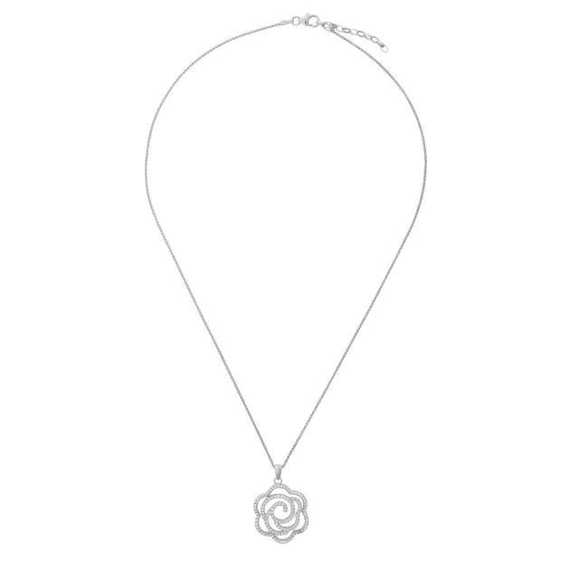 Orphelia Silver Chain With Pendant ZH-7303