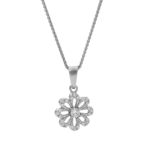 orphelia Silver Chain With Pendant ZH-7305