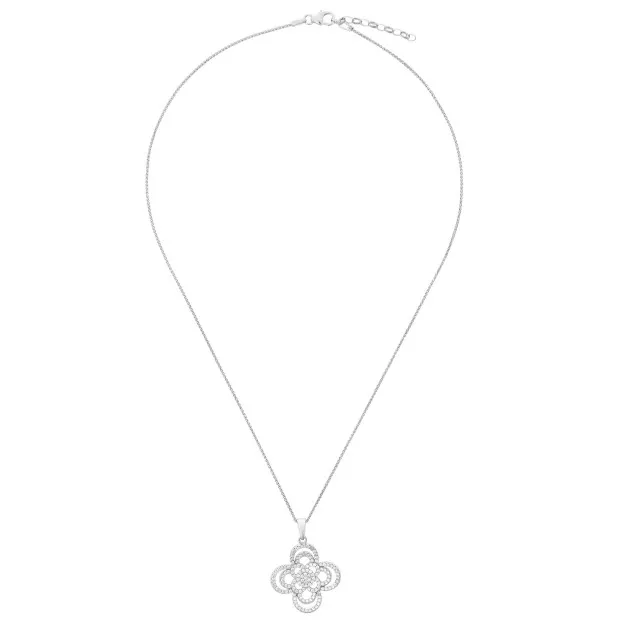 Orphelia Silver Chain With Pendant ZH-7310