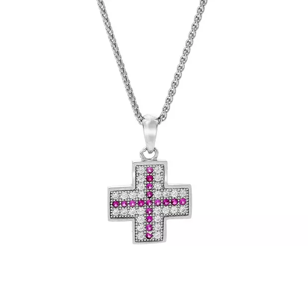 Orphelia Silver Chain With Pendant ZH-7345