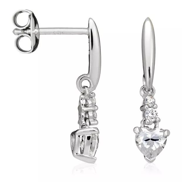 Orphelia Silver Drop Earrings ZO-5136