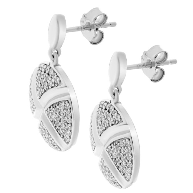 Orphelia Silver Drop Earrings ZO-6043