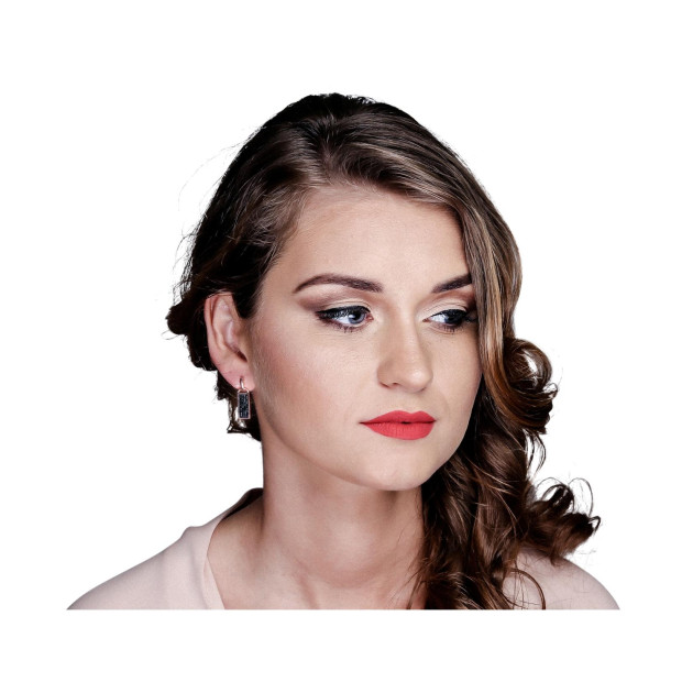 Orphelia Silver Drop Earrings ZO-6045