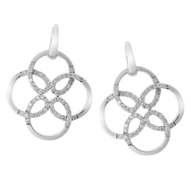 orphelia Silver Drop Earrings ZO-6085