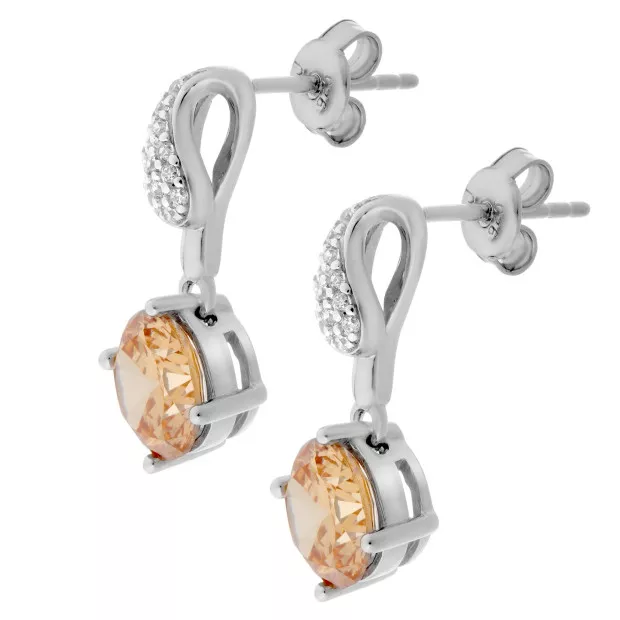 Orphelia Silver Drop Earrings ZO-6087