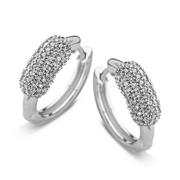 orphelia Silver Hoop Earrings ZO-5077