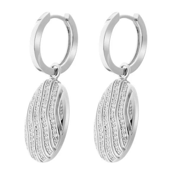 Orphelia Silver Hoop Earrings ZO-6049