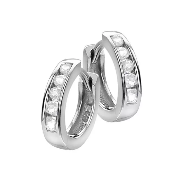 orphelia Silver Hoop Earrings ZO-6076/3