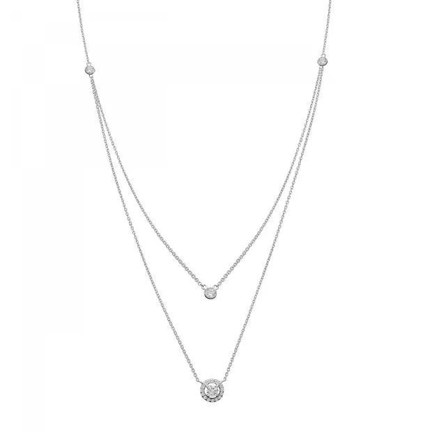 Orphelia Silver Necklace ZK-7492
