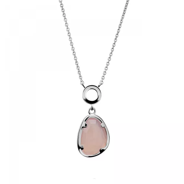 Orphelia Silver Set: Necklace + Earrings SET-7480/PC