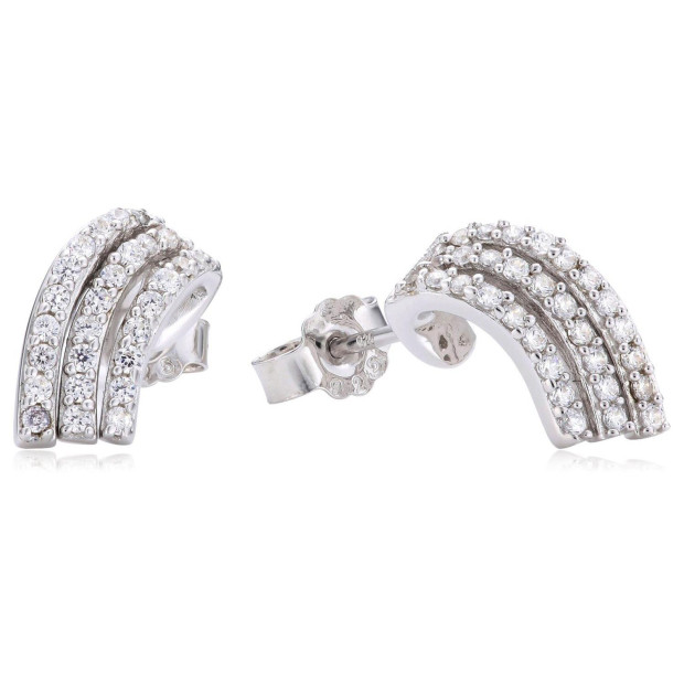 Orphelia Silver Stud Earrings ZO-5099