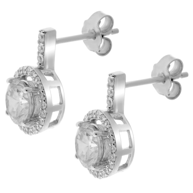 Orphelia Silver Stud Earrings ZO-6047