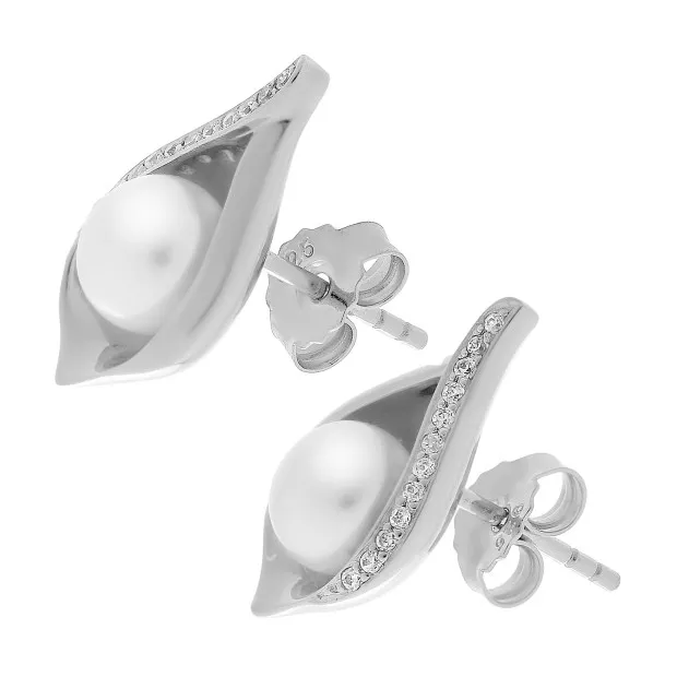 Orphelia Sophia Silver Stud Earrings ZO-7234
