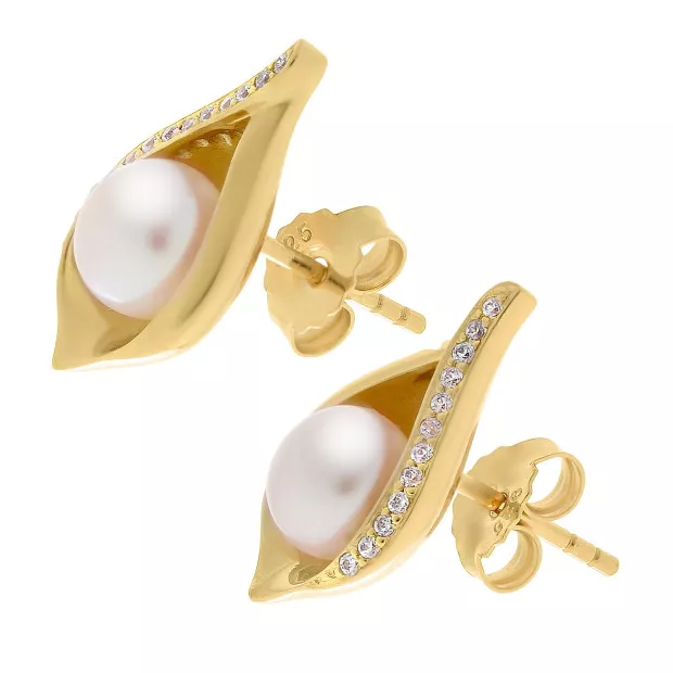 Orphelia Sophia Silver Stud Earrings ZO-7234/G