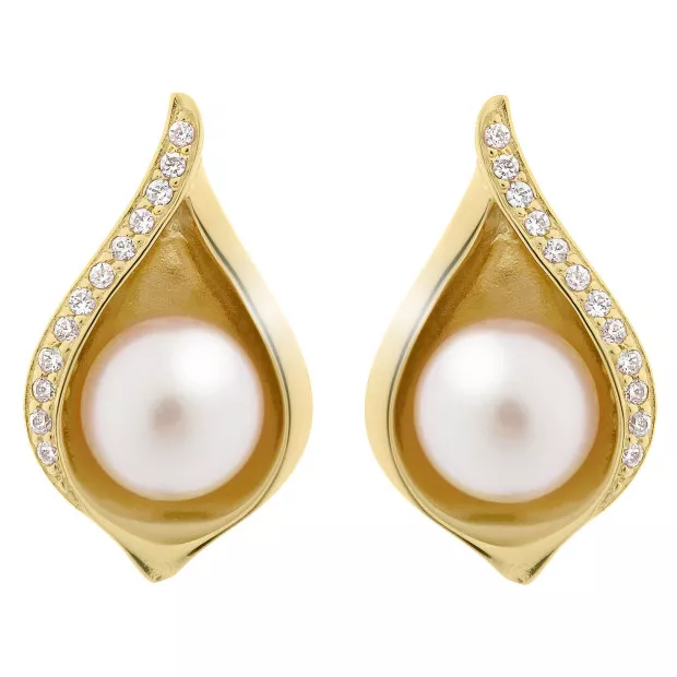 orphelia Sophia Silver Stud Earrings ZO-7234/G