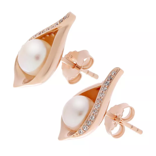 Orphelia Sophia Silver Stud Earrings ZO-7234/RG