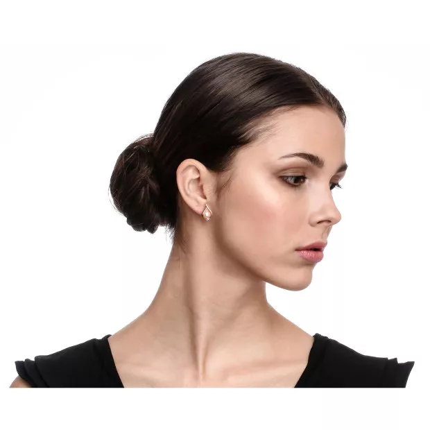 Orphelia Sophia Silver Stud Earrings ZO-7234/RG