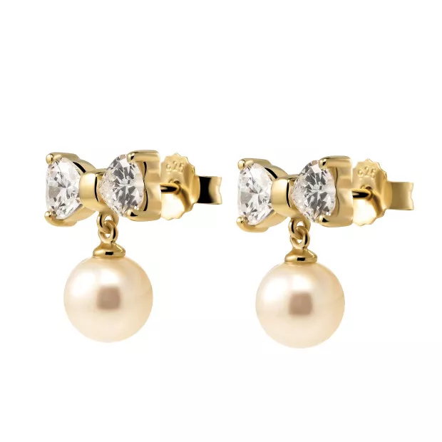 orphelia Sparkle Silver Drop Earrings ZO-7512