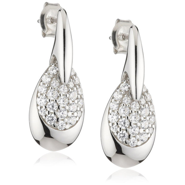 Orphelia Sterling Silver Drop Earrings ZO-5141