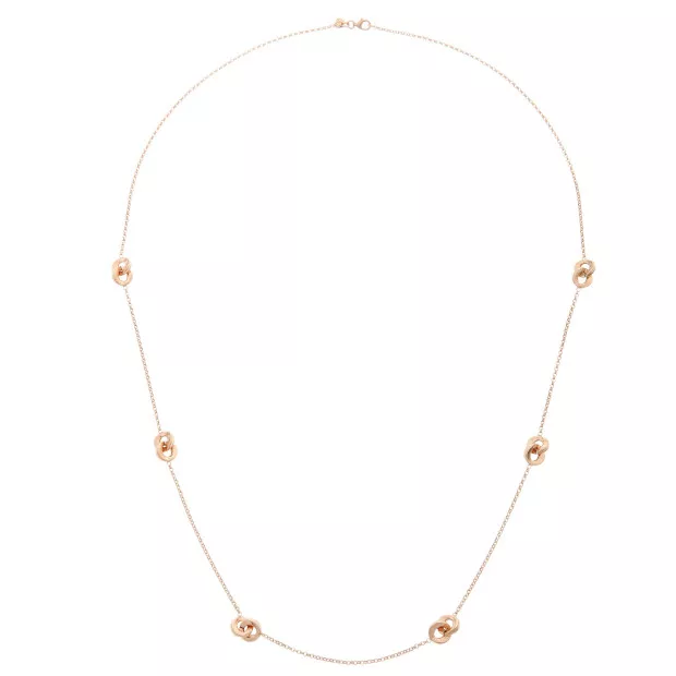 Orphelia Sterling Silver Necklace ZK-7177/RG