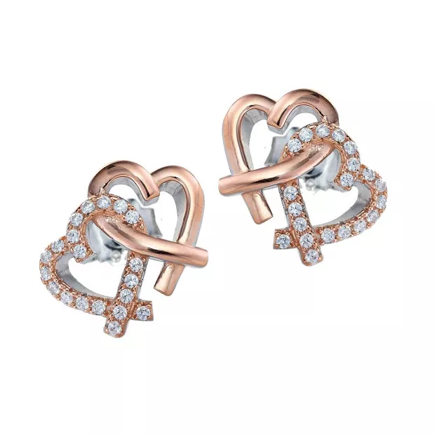 orphelia Tyra Silver Stud Earrings ZO-7250