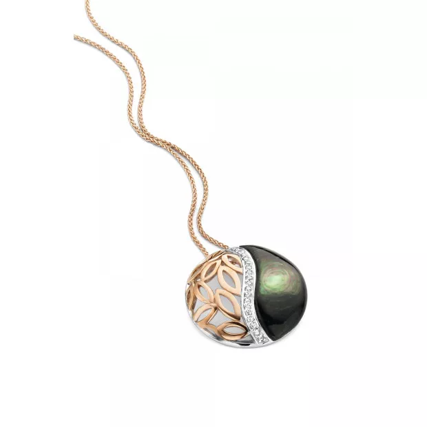 Orphelia Unari Silver Chain With Pendant ZH-7112