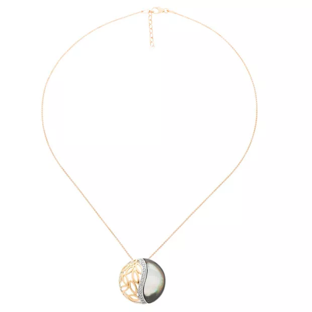 Orphelia Unari Silver Chain With Pendant ZH-7112