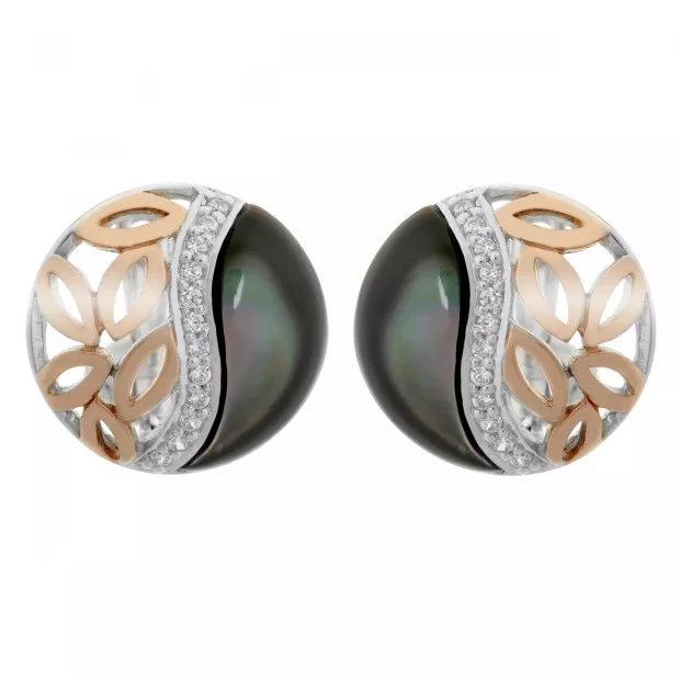 Orphelia Unari Silver Stud Earrings ZO-7112