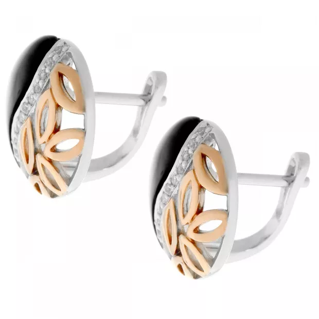 Orphelia Unari Silver Stud Earrings ZO-7112