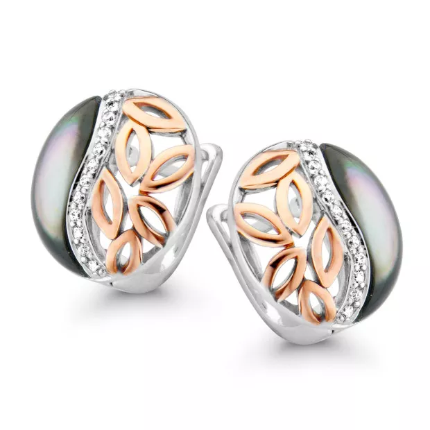 orphelia Unari Silver Stud Earrings ZO-7112