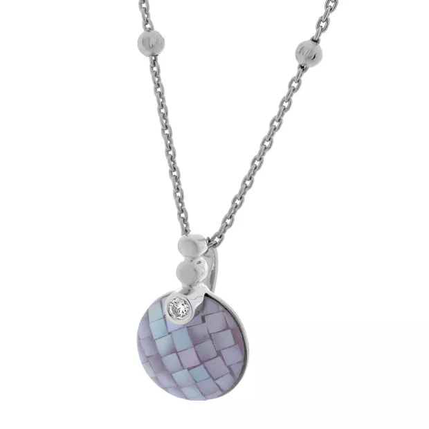 orphelia Vera Silver Chain With Pendant ZH-7231