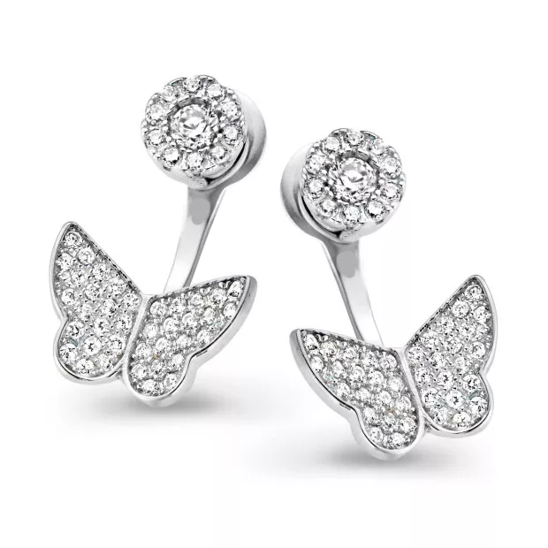 orphelia Viva Silver Stud Earrings ZO-7221