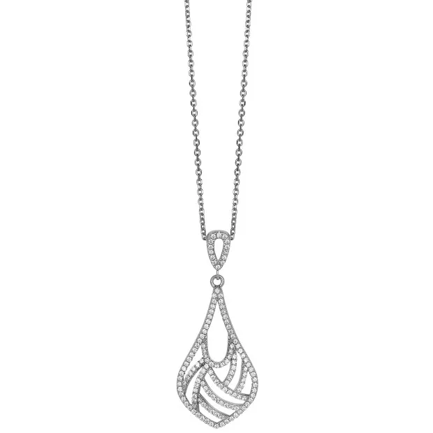 Orphelia Women's Silver Chain With Pendant ZH-4843