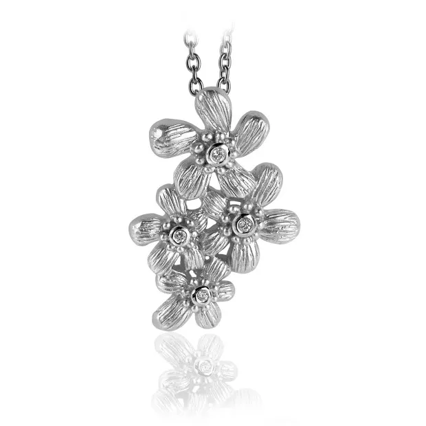 orphelia Women's Silver Chain with Pendant ZH-6026