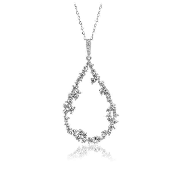 orphelia Women's Silver Chain with Pendant ZH-7424