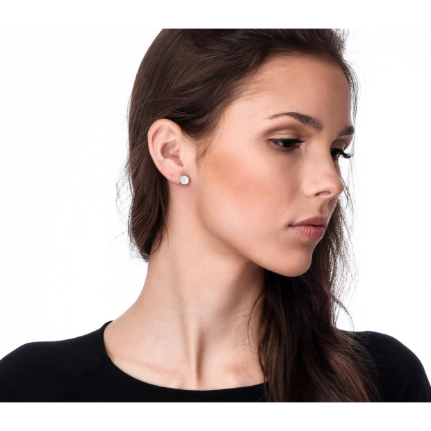 Orphelia Xena Silver Stud Earrings ZO-7219