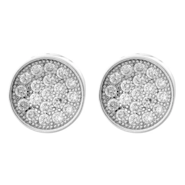 orphelia Xena Silver Stud Earrings ZO-7219