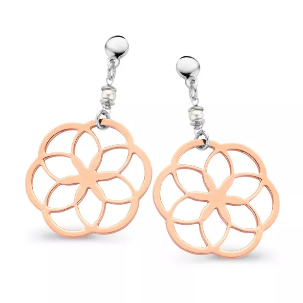orphelia Zahara Silver Drop Earrings ZO-7182