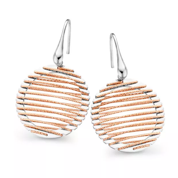 orphelia Zelia Silver Drop Earrings ZO-7180