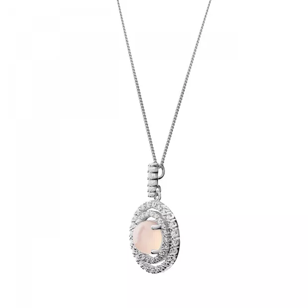 Orphelia Rivera Silver Chain With Pendant ZH-7481/PC