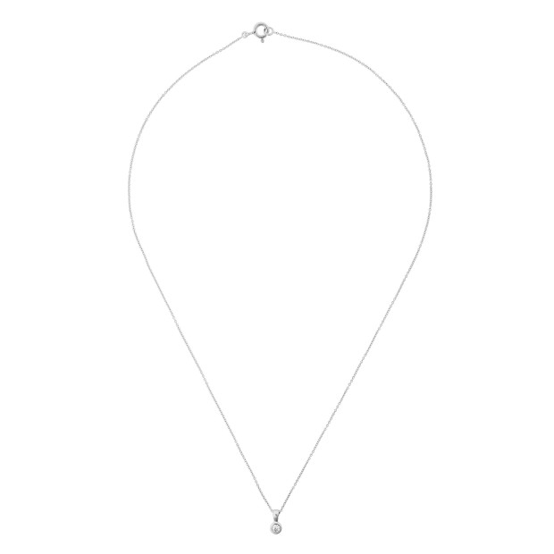 Orphelia Rosalind White-gold 18k Chain With Pendant KD-2030