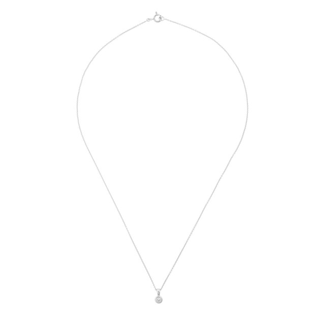 Orphelia Rosalind White-gold 18k Chain With Pendant KD-2031