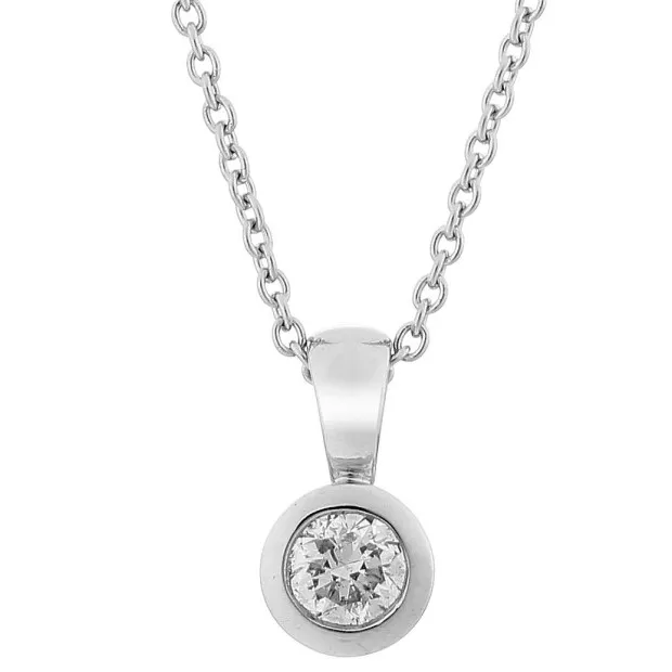 orphelia Rosalind White-gold 18k Chain With Pendant KD-2031