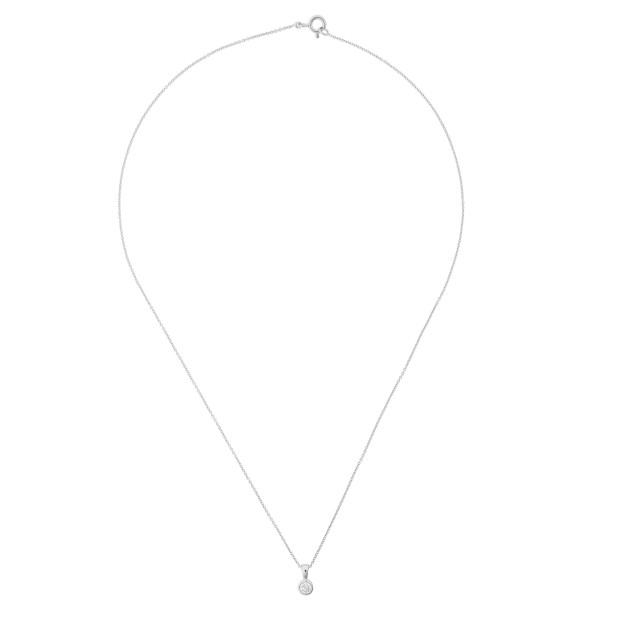 Orphelia Rosalind White-gold 18k Chain With Pendant KD-2032