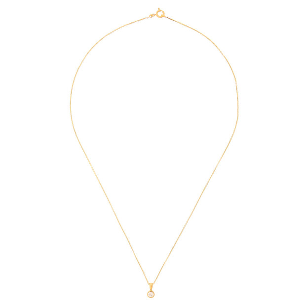 Orphelia Rosalind Yellow-gold 18k Chain With Pendant KD-2032/1
