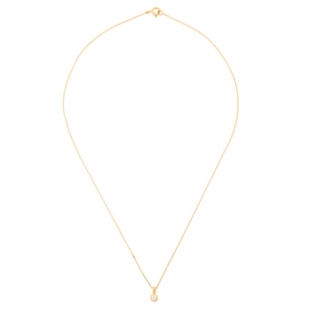 Orphelia Rosalind Yellow-gold 18k Chain With Pendant KD-2031/1